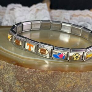 VINTAGE ZOPPINI ITALIAN CHARM STRETCH BRACELET